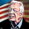 President Jimmy Carter
16" x 16", acrylic on canvas