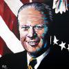 President Gerald Ford
16" x 16", acrylic on canvas