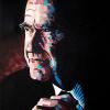 George H. W. Bush 12" x 18", acrylic on canvas