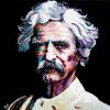 Mark Twain
16" x 16", acrylic on canvas