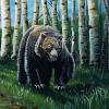 Boss Bear, 24" x 48", acrylic on gallery canvas