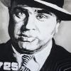Mugshot | Capone | 1929, 16" x 24", acrylic on canvas