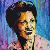 Psychedelic Patsy Cline, 24" x 24", acrylic on canvas