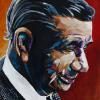 Meyer Lansky, 16" x 20", acrylic on canvas