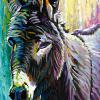 Donkey! 16” x 24”, acrylic on canvas