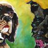 The Dogs of Earle, 15" x 60", acrylic on canvas
