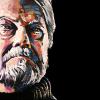 Gordon Pinsent, 12” x 24”, acrylic on canvas