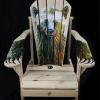 Spirit Bear Chair, acrylic on wood