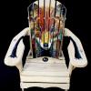 Fox Chair, acrylic on wood