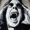Ozzy Osbourne, 20" x 30", acrylic on canvas