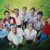 Sutter Family, 36" x 48", acrylic on gallery canvas