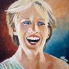 Lady Diana, 12" x 12", acrylic on canvas
