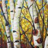 Autumn Tapestry, 10" x 20", acrylic on canvas