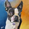 Louis, 16" x 16", acrylic on gallery canvas