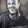 Mr. Hockey, 18" x 24", acrylic on gallery canvas