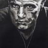 Colonel Kurtz - Marlon Brando, 12" x 24", acrylic on gallery canvas