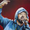 Marshall Mathers (aka Eminem), 24" x 36", acrylic on canvas