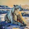 Solar Bear, 24" x 30", acrylic on canvas