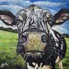 Cow 2026, 20" x 20", acrylic on gallery canvas