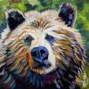 Soul Bear, 12" x 12", acrylic on canvas