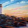 Peggy's Cove, 24" x 36", acrylic on canvas