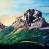 Crowsnest Mountain, 20" x 30", acrylic on canvas