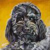 Cooper, 12" x 12", acrylic on gallery canvas