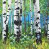 Aspen Symphony, 12" x 36", acrylic on gallery canvas