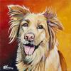 Rosie, 12" x 12", acrylic on gallery canvas