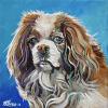 Oliver, 12" x 12", acrylic on canvas
