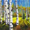Aspen Allegro, 12" x 36", acrylic on gallery canvas