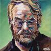 Philip Seymour Hoffman, 10" x 10", acrylic on gallery canvas