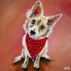 Roxy, 20" x 20", acrylic on gallery canvas