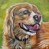 Piper, 12" x 12", acrylic on gallery canvas