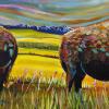 Prairie Royalty, 16" x 40", acrylic on gallery canvas
