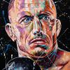 Georges St-Pierre, 20" x 30", acrylic on canvas