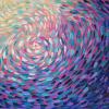 Purple Swirl, 9" x 12", acrylic on canvas board