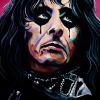 Alice Cooper, 16" x 24", acrylic on canvas