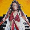 Tori Amos, 24" x 36", acrylic on canvas