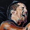 Trent Reznor, 12" x 24", acrylic on canvas