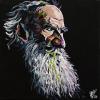 Leo Tolstoy, 10" x 10", acrylic on canvas