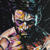 Wolverine, 18" x 36", acrylic on canvas