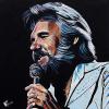 Kenny Rogers, 16" x 16", acrylic on canvas