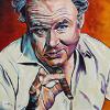 Archie Bunker, 16" x 16", acrylic on canvas