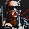 The Terminator Redux, 18" x 24", acrylic on canvas