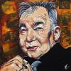 John Prine Tribute No. 2, 24" x 24", acrylic on canvas