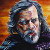 Luke Skywalker, 16" x 24", acrylic on wood