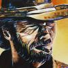 Clint in Colour, 16" x 24", acrylic on canvas