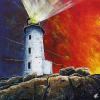 Lighthouse, 24" x 24", acrylic on canvas