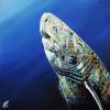 Greenland Shark, 24" x 24", acrylic on canvas